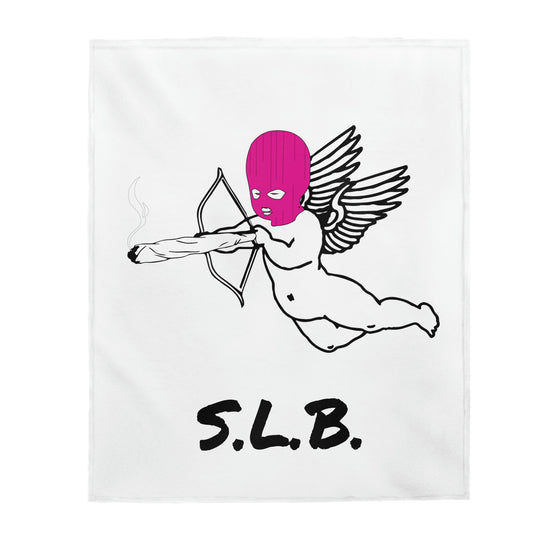 Stonerfied Cupid Velveteen Plush Blanket